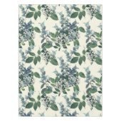 水色エレガントフローラ装飾模様 テーブルクロス (正面)