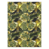 水色エレガントフローラ装飾模様 テーブルクロス (正面)