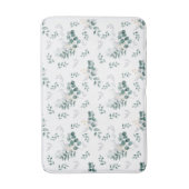 水色エレガントユーカリ バスマット (正面縦)