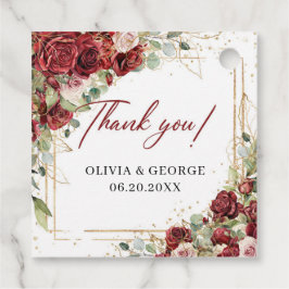 水色エレガント赤面ブルゴーニュeucalyptus フェイバータグ