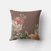 水色エレガント開花フローラ クッション (裏面)