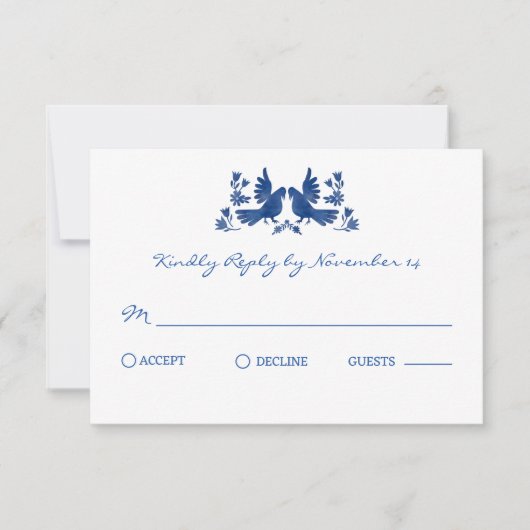 水色オトミ鳥 – 海軍 (正面)