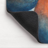 水色オレンジ マウスパッド (コーナー)