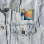 水色オレンジ 缶バッジ (インサイチュ)