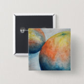 水色オレンジ 缶バッジ (正面&裏面)