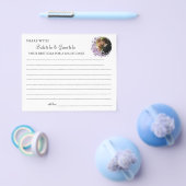 水色オーキッド共有デート夜アイディアカード チラシ (シングル)