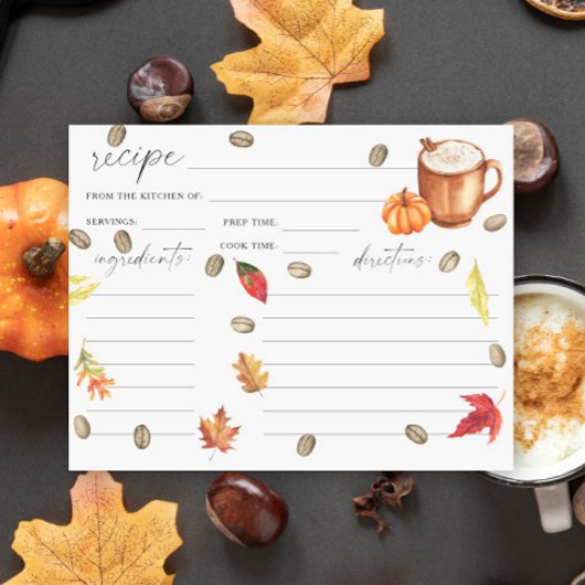 水色カボチャのコーヒーブライダルシャワーレシピ