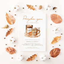 水色カボチャのスパイスベビーシャワー