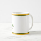 水色カボチャ コーヒーマグカップ (正面右)