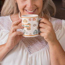 水色カラフルつる植物カボチャのパッチ