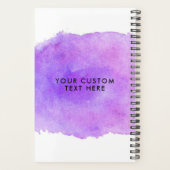 水色カラフルプロフェッショナル整理 プランナー手帳 (裏面)