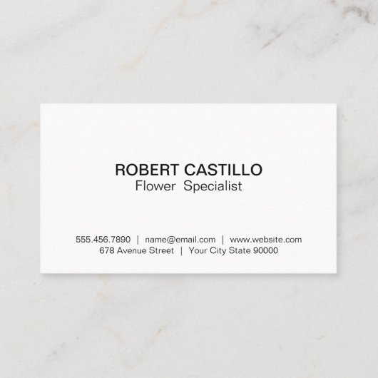 水色カラフル背景 名刺 (裏面)