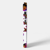 水色カラフル蝶 Case-Mate iPhoneケース (裏面 / 左)