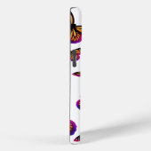 水色カラフル蝶 Case-Mate iPhoneケース (裏面 / 右)