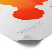 水色カラフル ポスター (角)