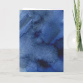 水色カード（白） 招待状 (裏面)