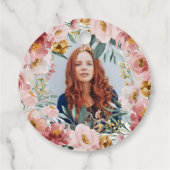 水色ガーリーピンクフローラ誕生写真 フェイバータグ (裏面)