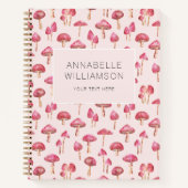 水色キノコ名 ノートブック (正面)