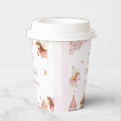 水色キノコ妖精3rd誕生日フォレスト 紙コップ (右)