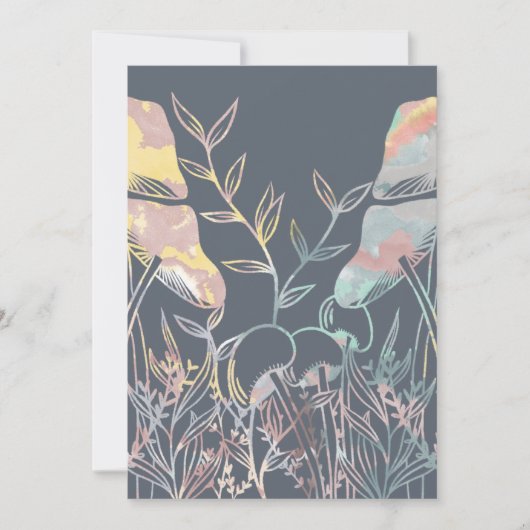 水色キノコ (正面)