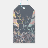 水色キノコ ギフトタグ (正面)