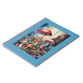 水色キノコ ノートブック (左側)