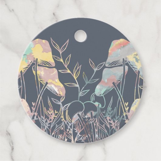 水色キノコ フェイバータグ (正面)