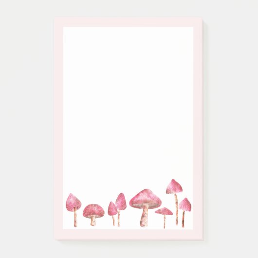 水色キノコ ポストイット (正面)