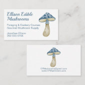 水色キノコ 名刺 (正面/裏面)
