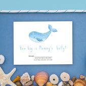 水色クジラ – どのぐらいの大きさのお母さんの腹 エンクロージャーカード