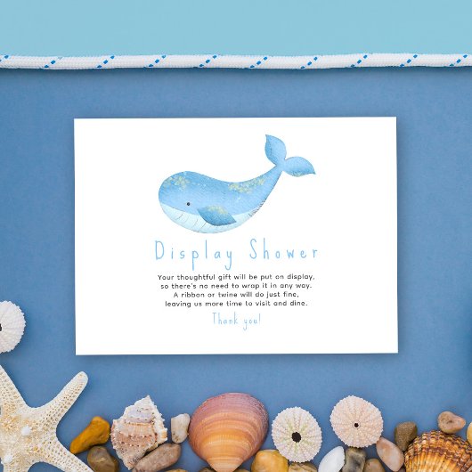 水色クジラ – シャワーを表示 エンクロージャーカード