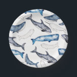 水色クジラ ペーパープレート<br><div class="desc">美しい水色クジラのコレクション。</div>