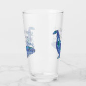 水色クジラ – 愛と同じ大きさの海 タンブラーグラス (左)