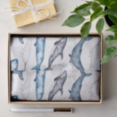 水色クジラ 薄葉紙 (ギフト)