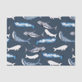 水色クジラ 薄葉紙