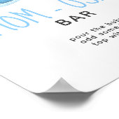 水色クジラ – mom-osaバー ポスター (角)