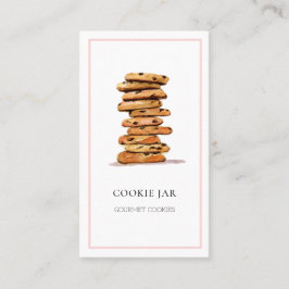 水色クッキーベーカリー名刺 名刺