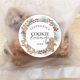 水色クッキー交換 ラウンドシール