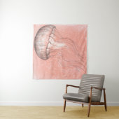 水色クラゲ タペストリー (インサイチュ)