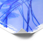 水色クラゲ ポスター (角)