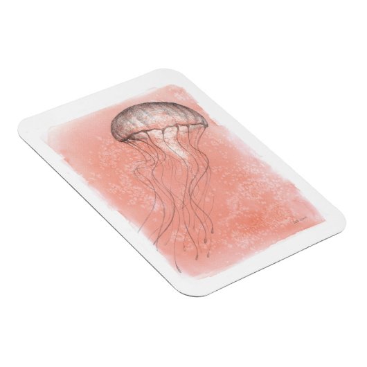 水色クラゲ マグネット (右側)