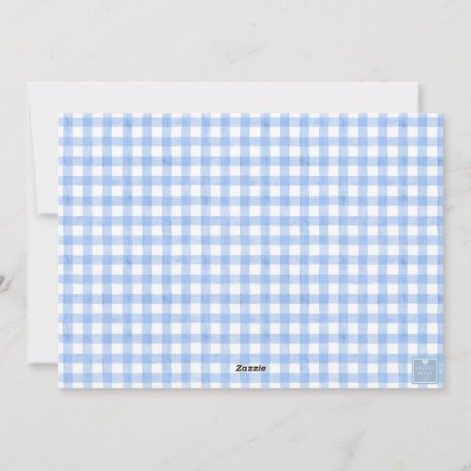 水色クリスマスくるみ割りリース写真 シーズンカード (裏面)