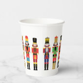 水色クリスマスくるみ割り 紙コップ (右)