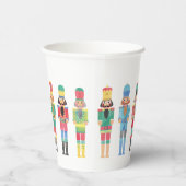 水色クリスマスくるみ割り 紙コップ (右)