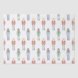 水色クリスマスくるみ割り 薄葉紙