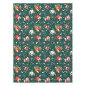 水色クリスマスコアマーシュマローズマグカップ テーブルクロス (正面)