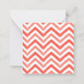 水色クリスマスサンタギフト囲いカード ノートカード (裏面)