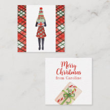 水色クリスマスショッピングファッションガールギフト