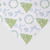 水色クリスマスブルーボウジンジャージャーの木 薄葉紙 (詳細)