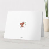 水色クリスマスホリーマッパイバードグランドパ カード (裏面)